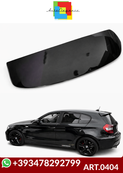 💕ART.0404  SPOILER BMW SERIE 1 E87 E81 2004-2011 NERO LUCIDO💕