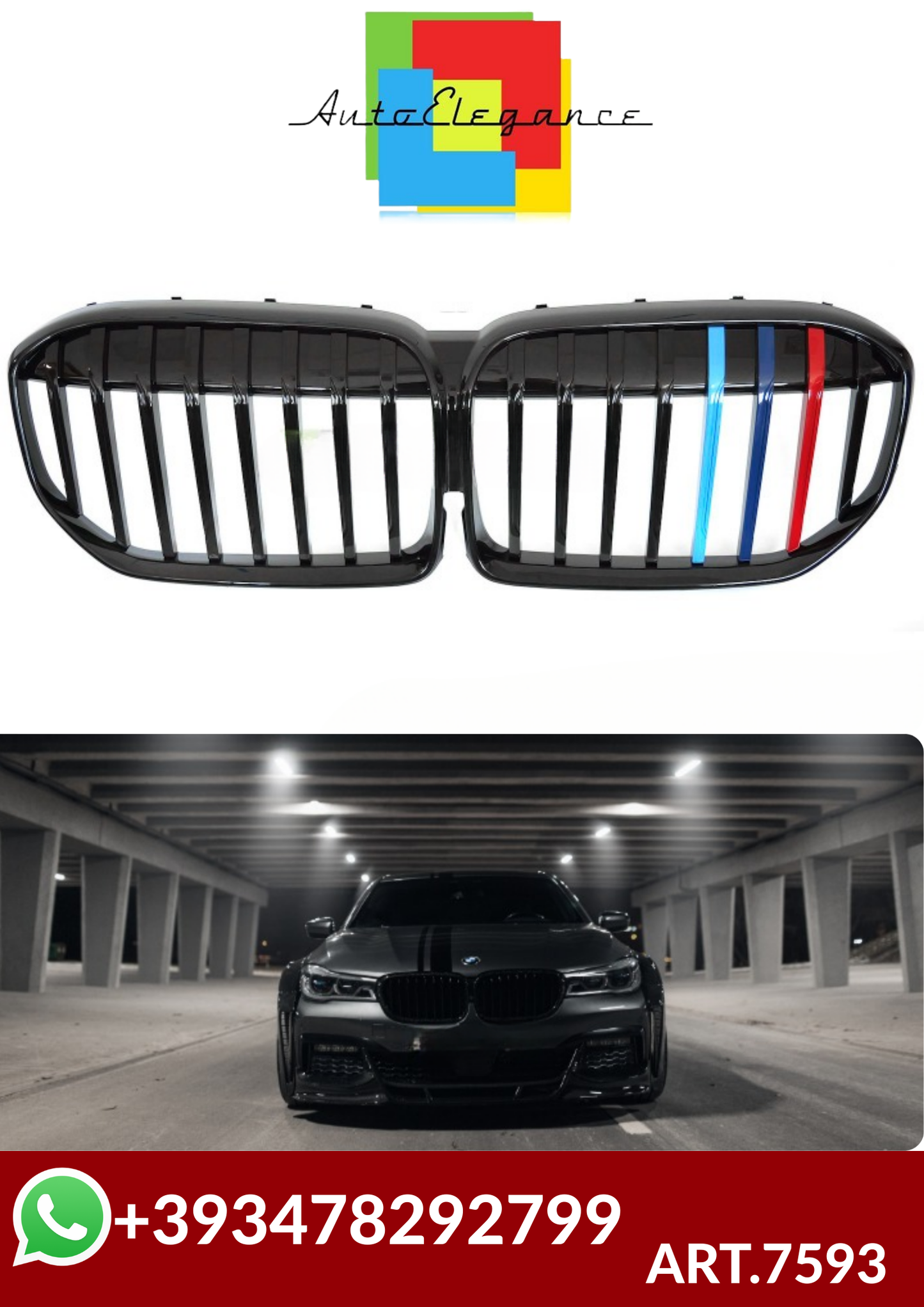 ART.7593 GRIGLIA  BMW 7 SERIA (G11) 19-22 7 SERIA (G12) 19-22