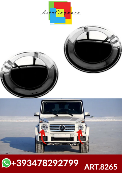 💕ART.8265  COVER COPRI FARI ANTERIORI Mercedes G Class W463 AMG G63 G55 G65 💕