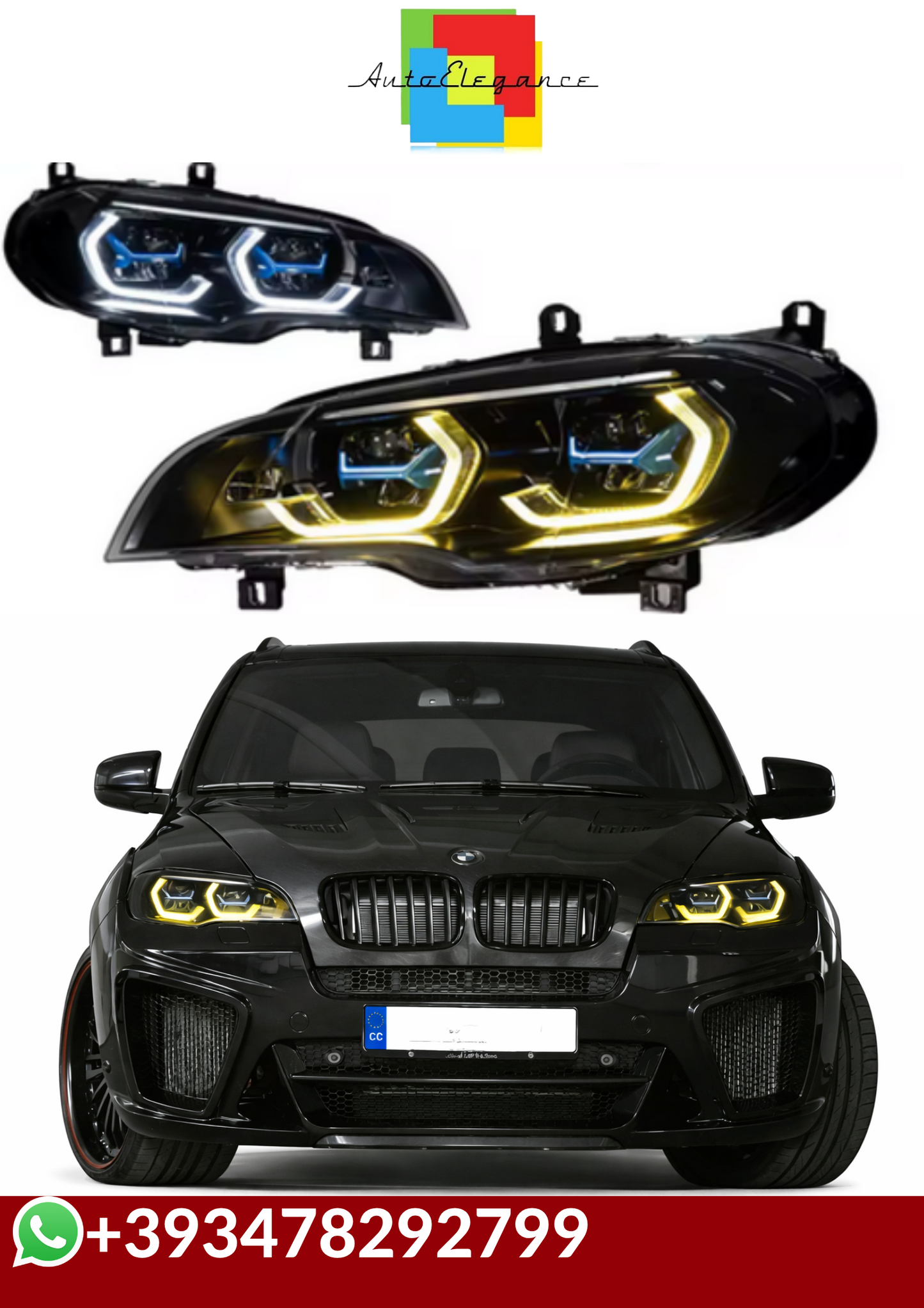 💕FARI  ANTERIORI  FULL FULL  LED  BMW E70 X5💕
