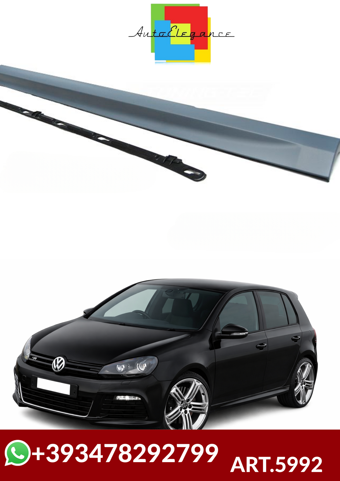 ART.5992  MINIGONNE LATERALI SPORTIVA per VW GOLF 6