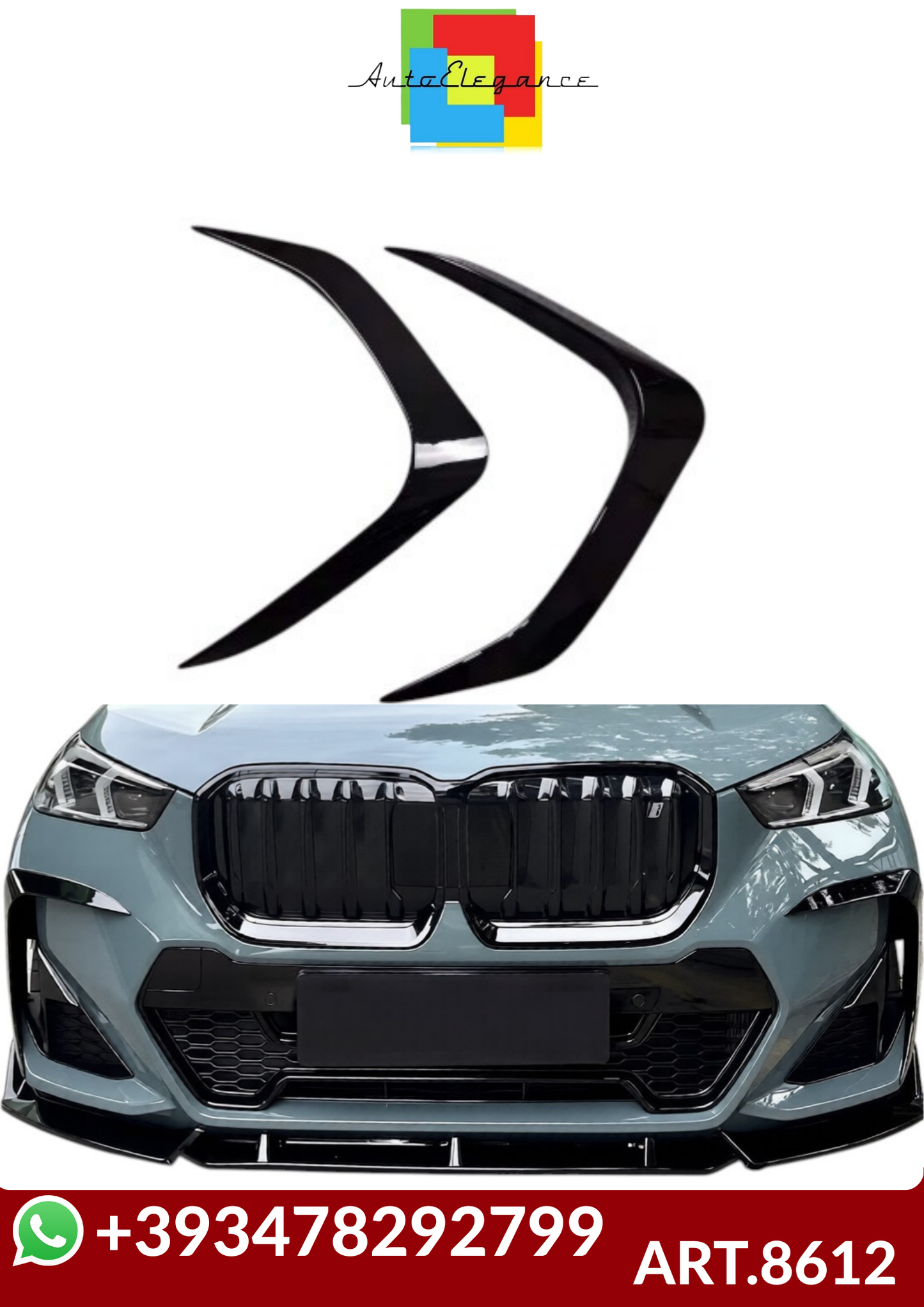💕ART.8612 FLAPS BMW X1 U11 iX1 M Sport 2023 2024 💕