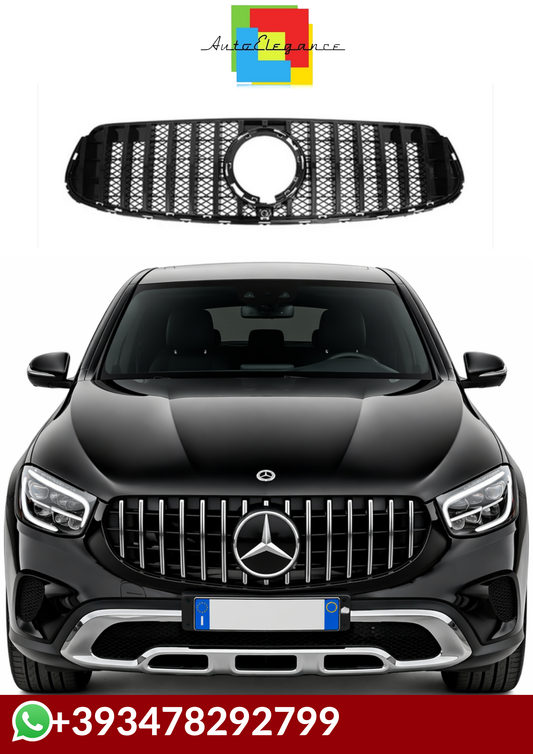 💕GRIGLIA ANTERIORE LOOK GT PANAMERICANA PER MERCEDES GLC X253/C253💕
