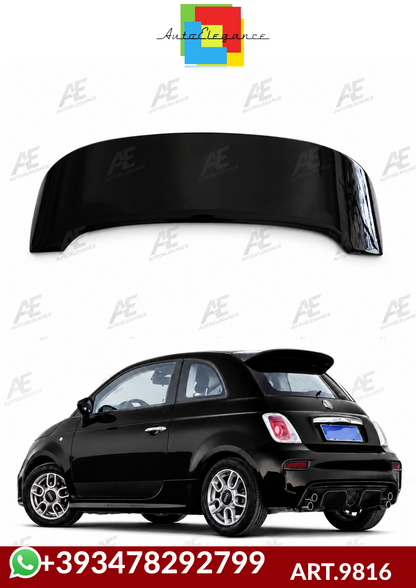 ART.9816 SPOILER Fiat 500 (2008-2024)ABARTH  NERO  LUCIDO