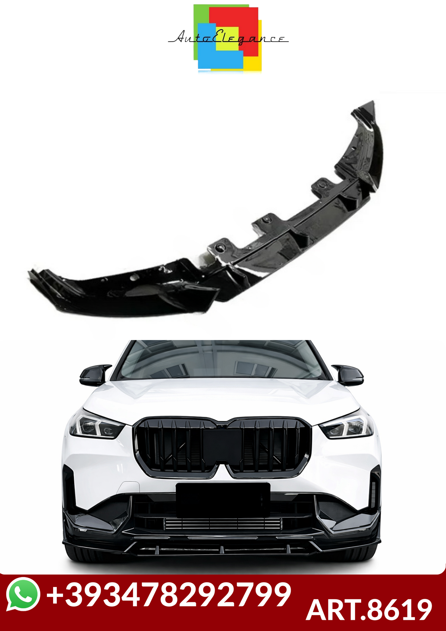 💕ART.8619  SPLITTER BMW X1 iX1 U11  M SPORT 💕