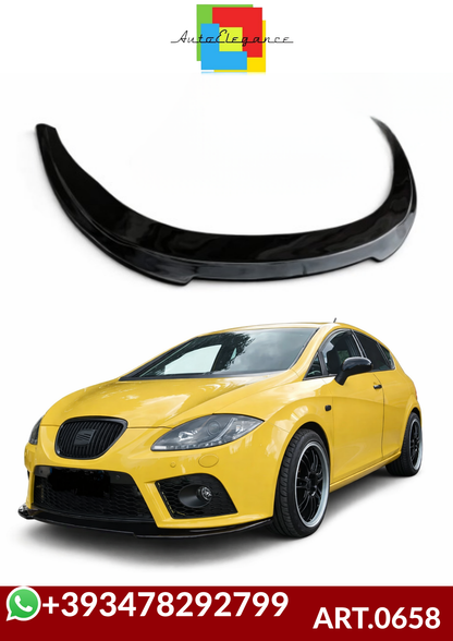 💕 ART.0658 SPLITTER SEAT LEON 1P  2005-2012  NERO  LUCIDO 💕