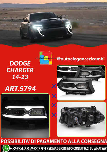 💕ART.5794 FARI ANTERIORI DODGE CHARGER 14-23💕