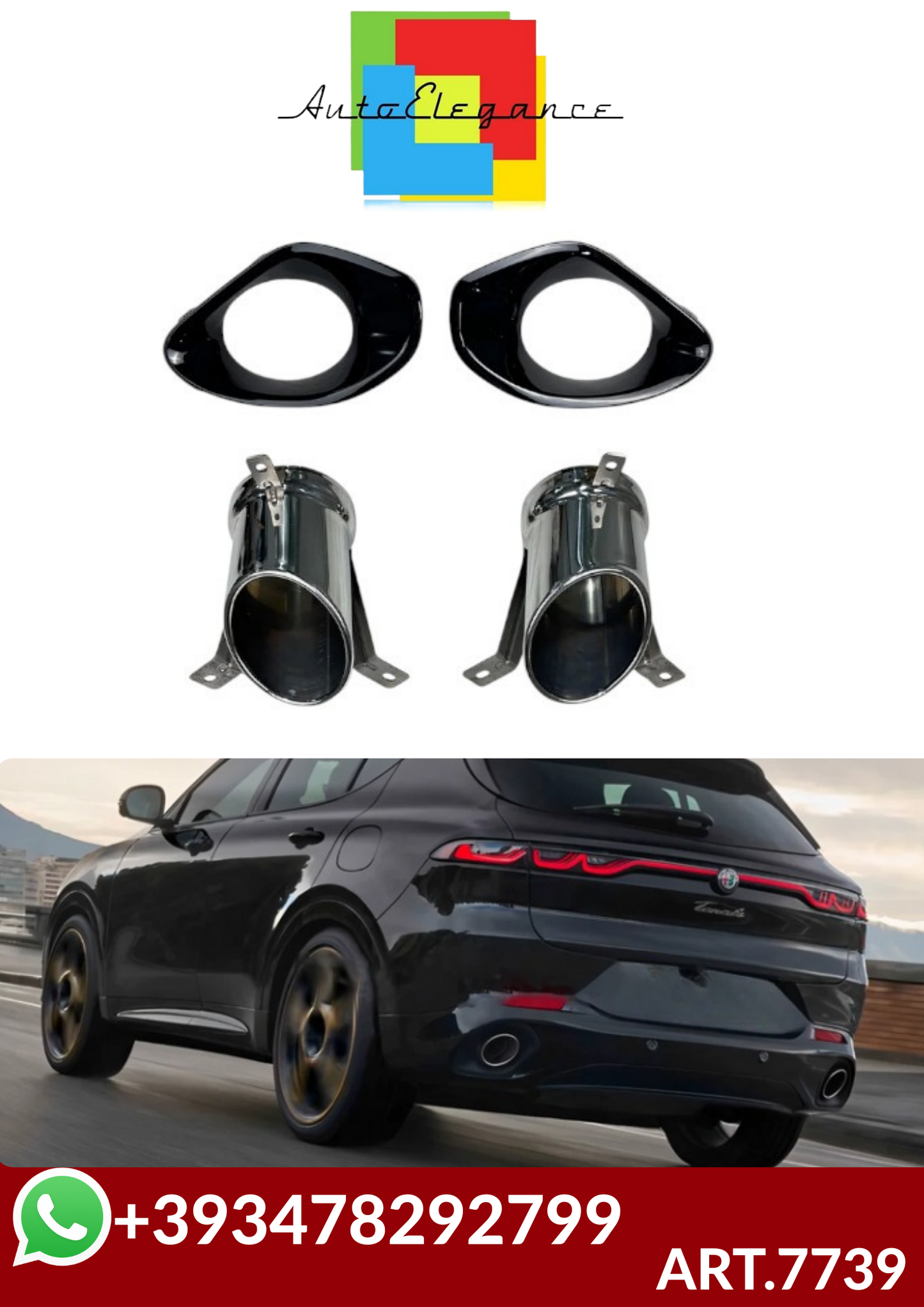 💕ART.7739 TERMINALI  Alfa Romeo Tonale 2022-2025💕