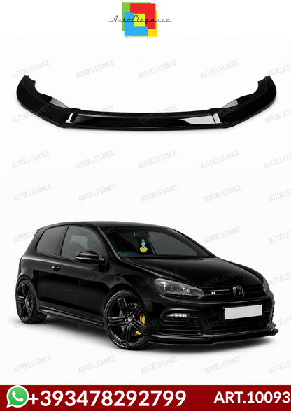 💕ART.10093 SPLITTER VW Golf 6 R20 (2008-2014) Nero lucido💕