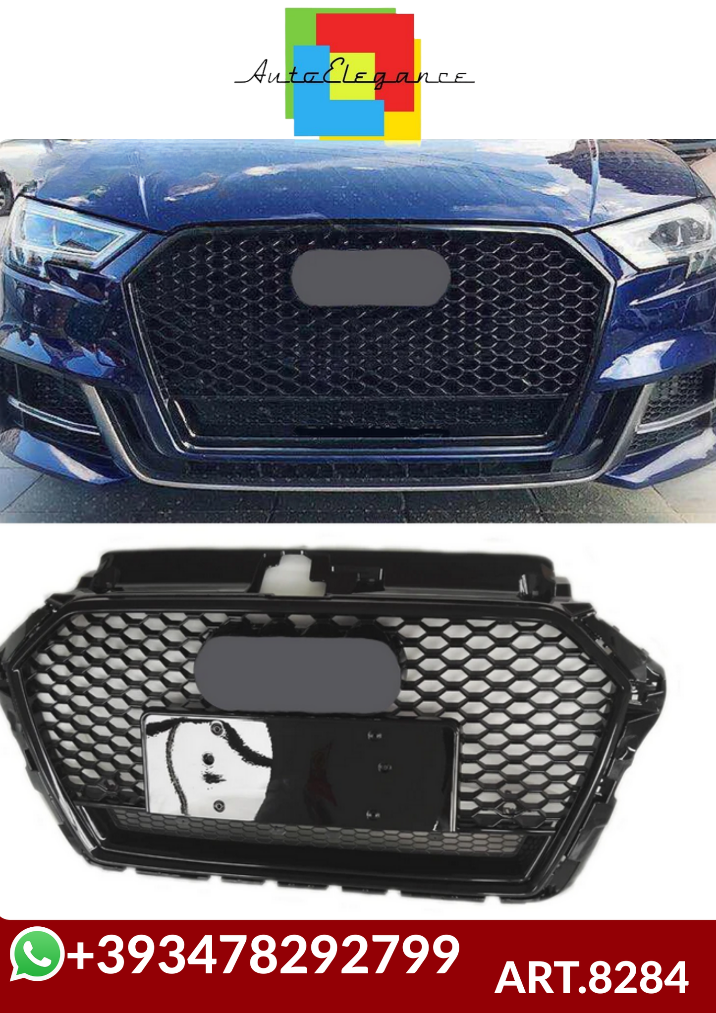 💕ART.8284  GRIGLIA  Audi A3/S3/Sline 2017 -2019💕
