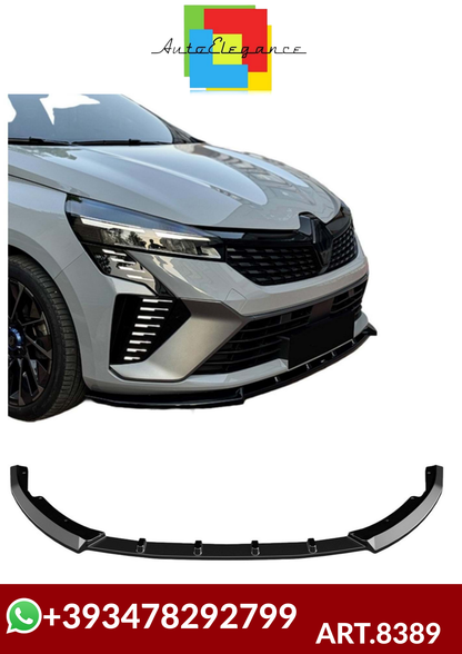 💕ART.8389 SPLITTER RENAULT CLIO  5 FL V1  2023+ NERO 💕
