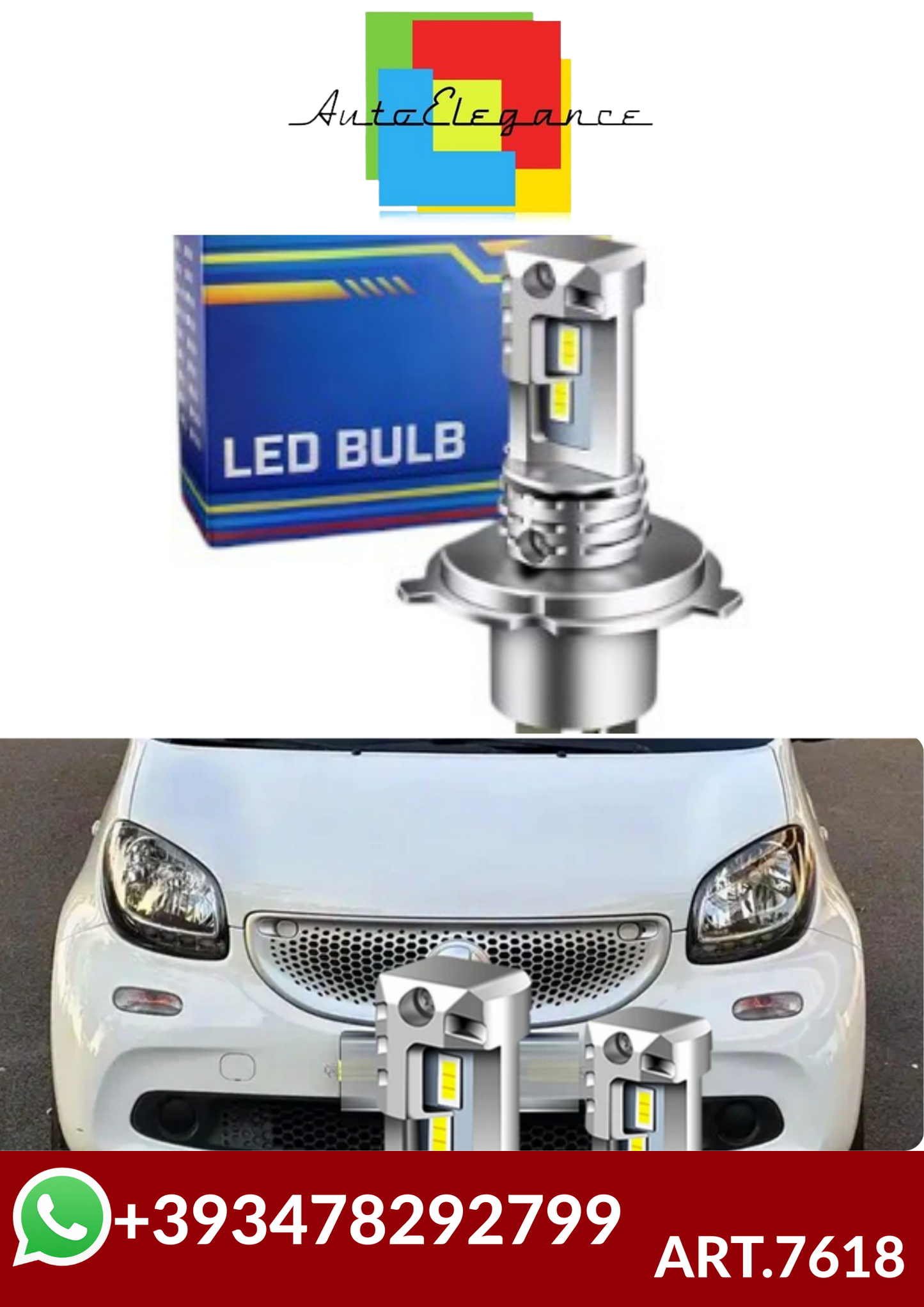 ART.7618 KIT LED Smart Fortwo 453 2014-2023