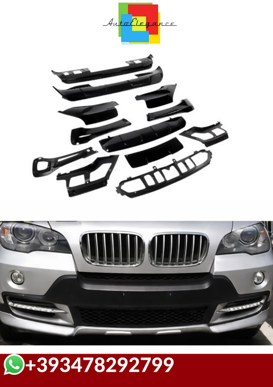 💕BODYKIT  BMW X5 E70 M Sport 2007 -2010 NERO LUCIDO💕