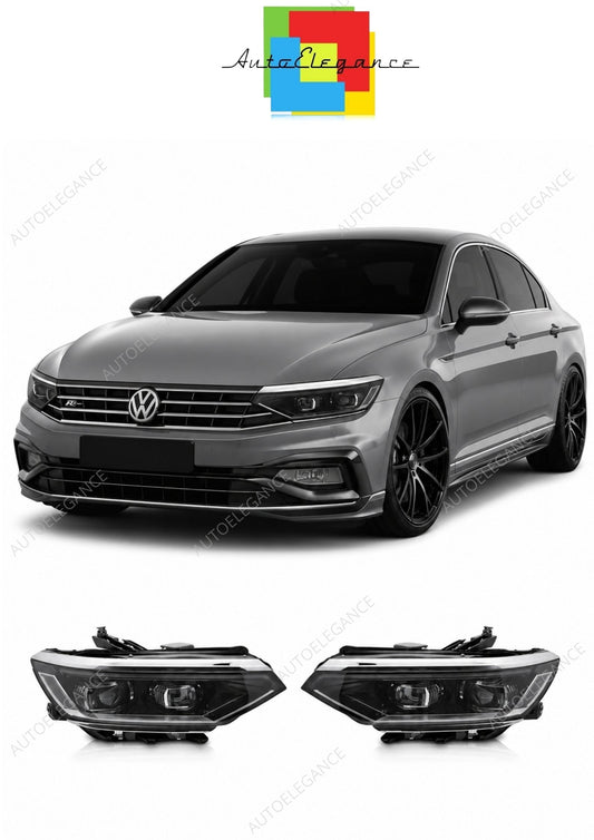 💕 Fari Anteriori Adatto per VW Passat B8 2019-2023 Full LED DRL Seq 💕