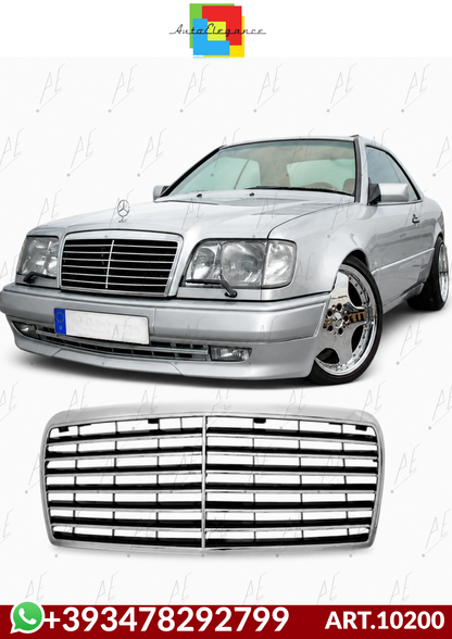 💕ART.10200 GRIGLIA MERCEDES CLASSE E W124 93-95 LOOK AVANTGARDE CROMATO💕