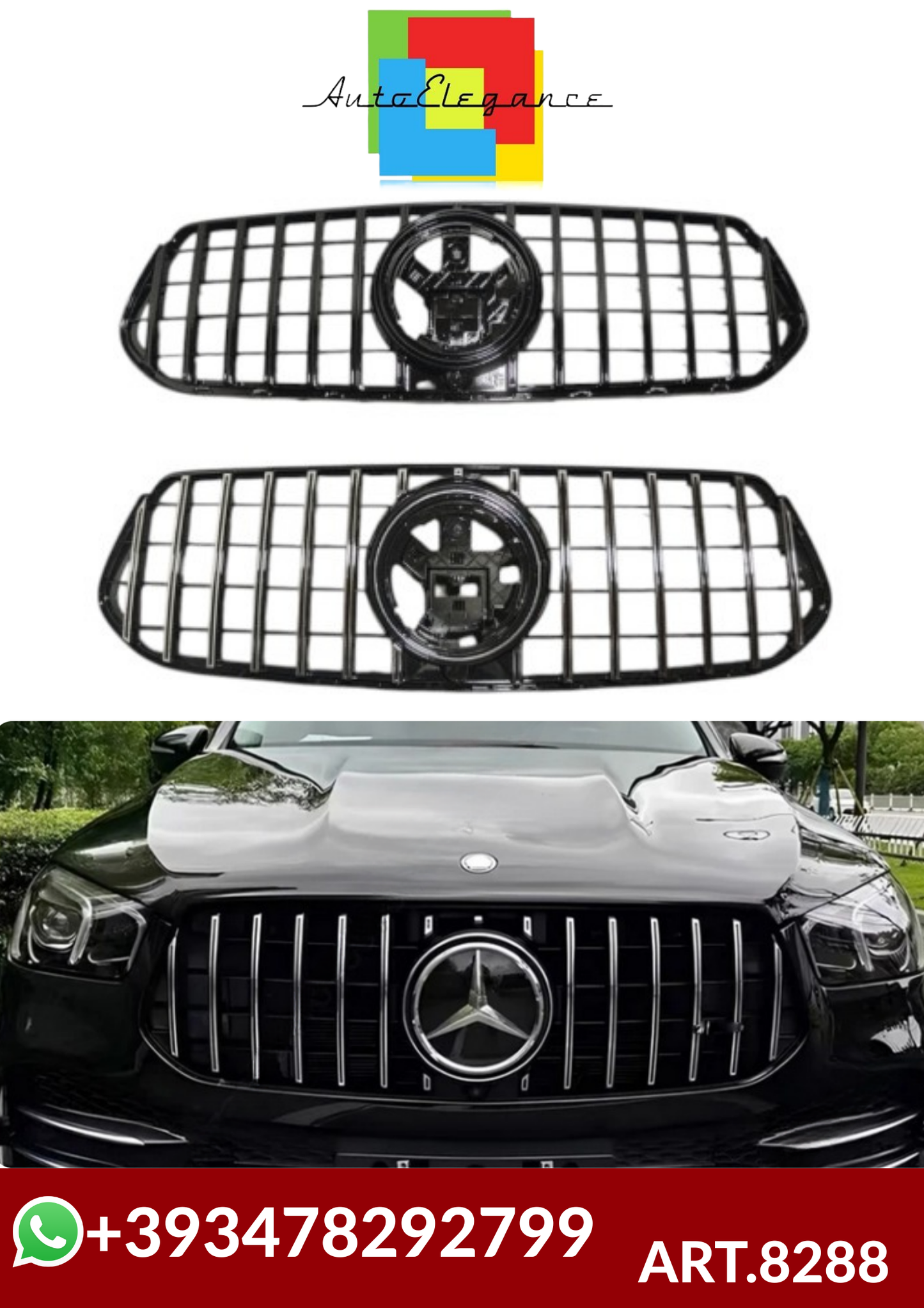💕ART.8288 GRIGLIA Mercedes-Benz GLE C167 W167  2019+💕