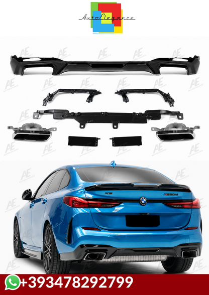 💕DIFFUSORI BMW SERIE 2 F44 M-SPORT NERO  LUCIDO 2020+💕