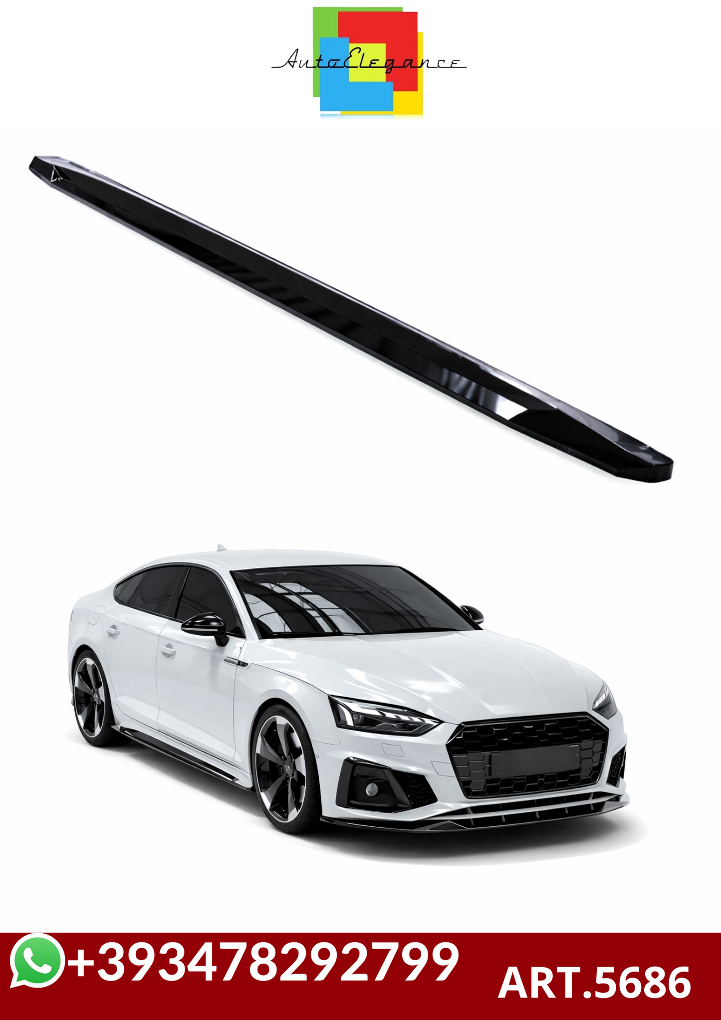 💕ART.5686 MINIGONNE  AUDI S5 / A5 S-Line F5 Facelift (2019-2024)💕