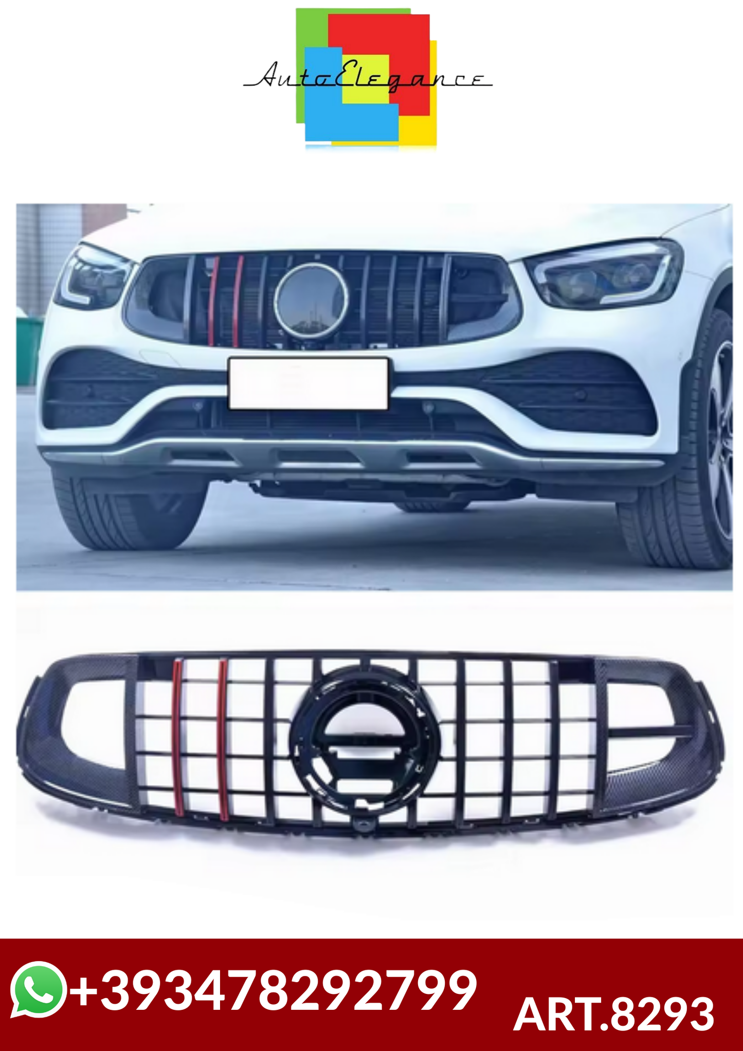 💕ART.8293 GRIGLIA  Mercedes Benz W253 X253 GLC  GLC43 2020-22💕