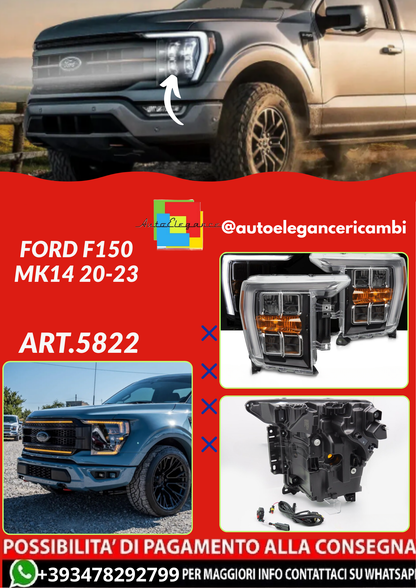 ART.5822  FARI  ANTERIORI FORD F150 MK14 20-23