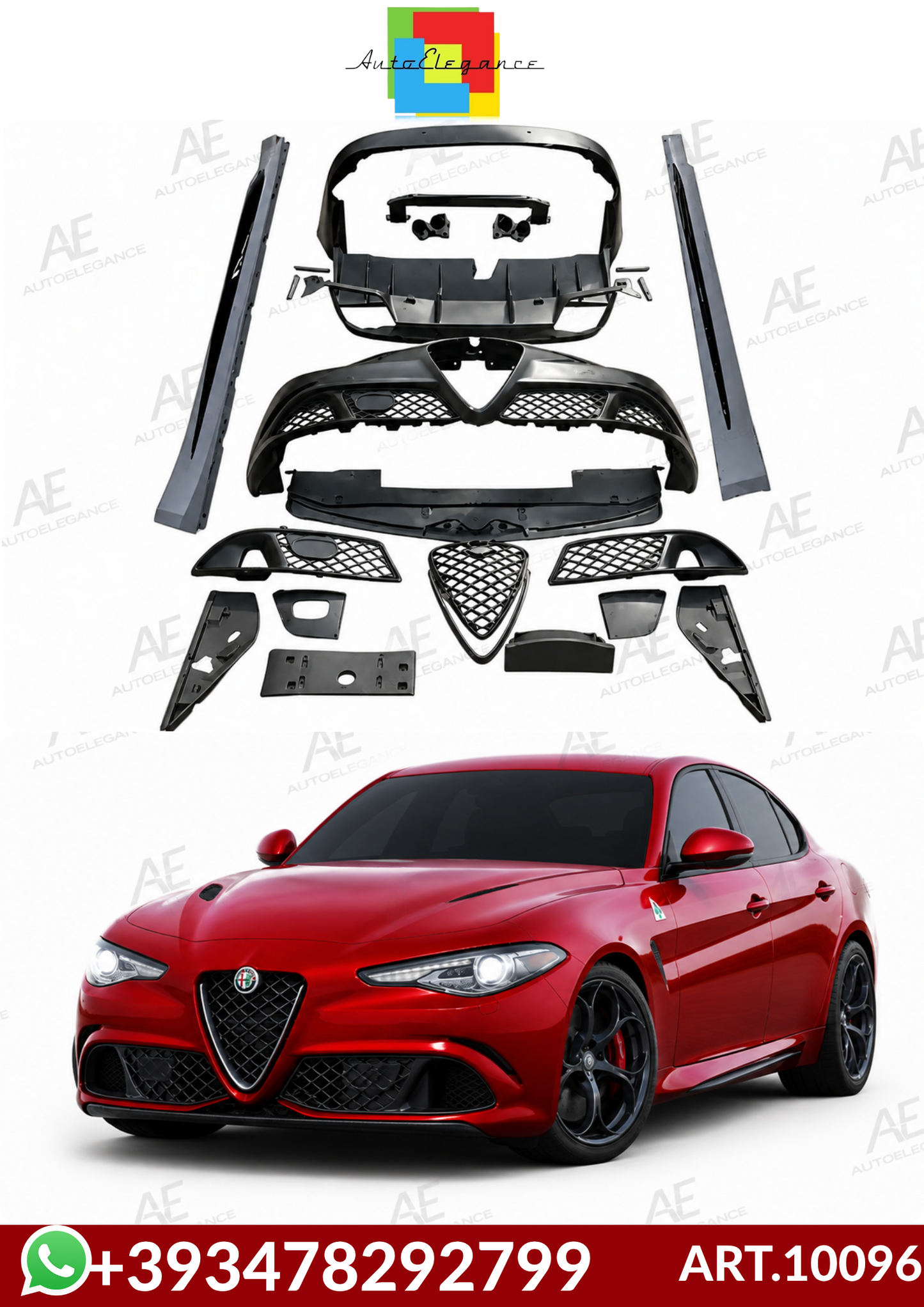 💕ART.10096 BODYKIT Alfa Romeo Giulia (952) (2016-En) Quadrifoglio💕
