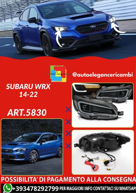 ART.5830 FARI ANTERIORI SUBARU WRX 14-22