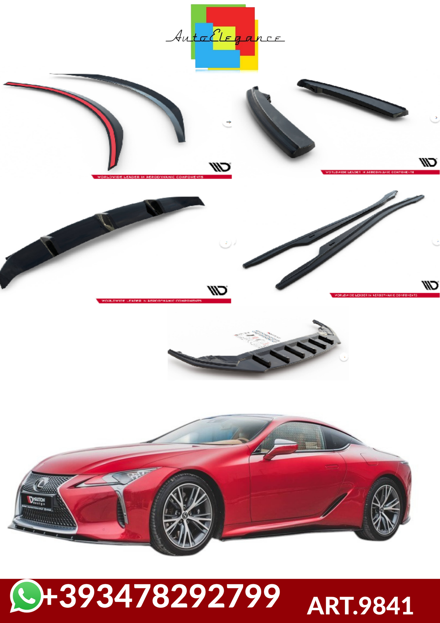 💕ART.9841 BODYKIT V.1 Lexus LC  💕