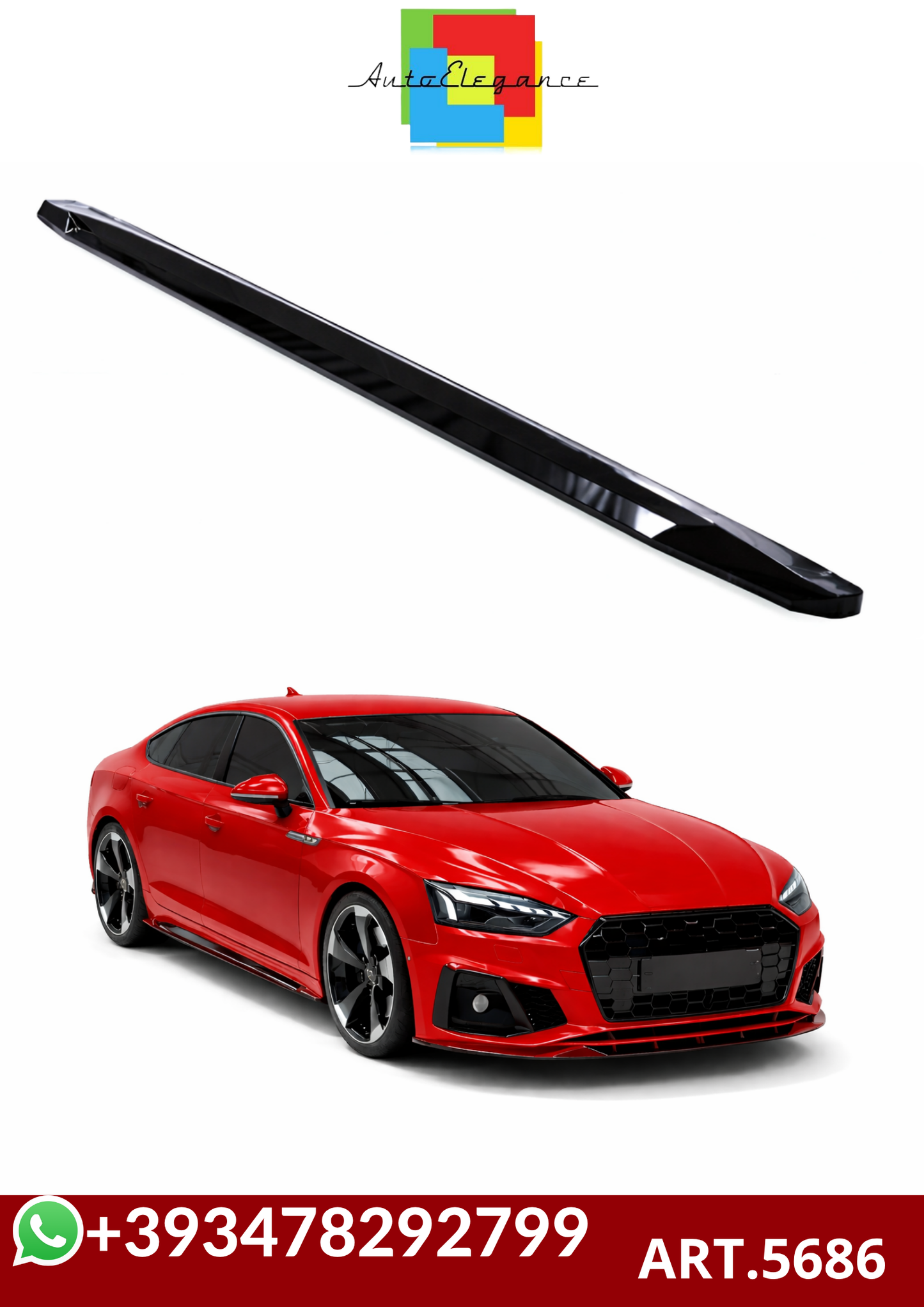 💕ART.5686 MINIGONNE  AUDI S5 / A5 S-Line F5 Facelift (2019-2024)💕