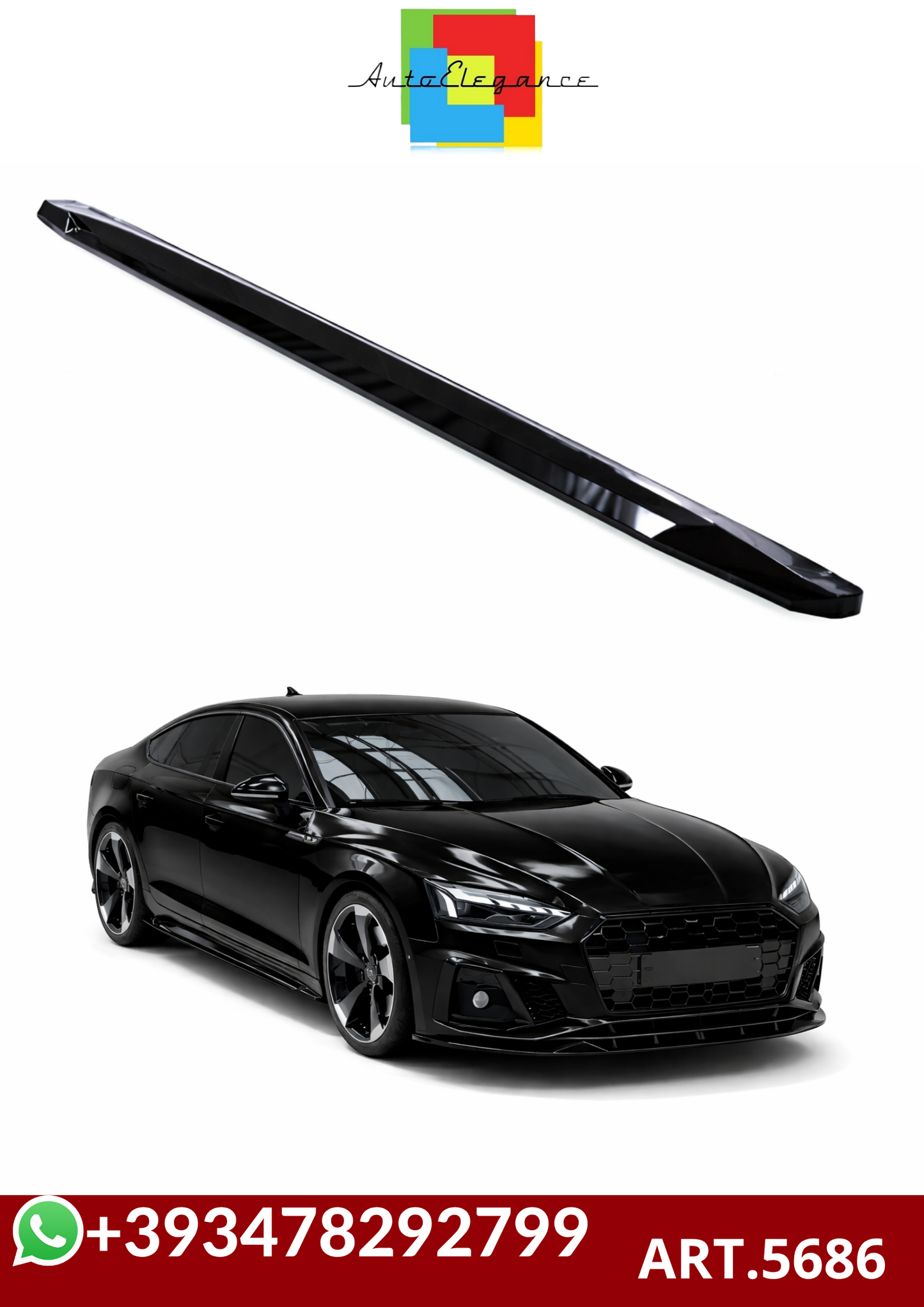 💕ART.5686 MINIGONNE  AUDI S5 / A5 S-Line F5 Facelift (2019-2024)💕