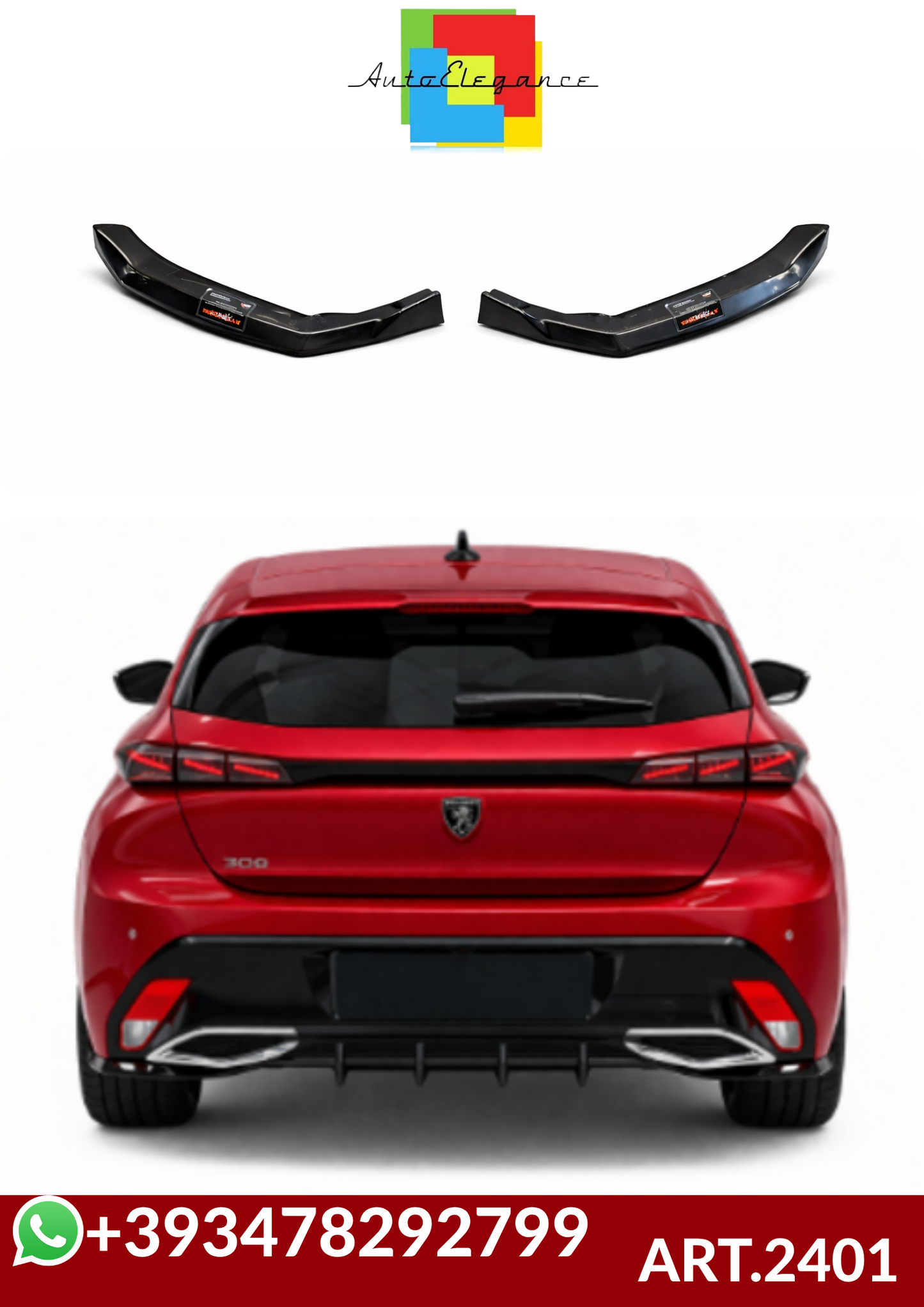 💕ART.2401 FLAPS  PEUGEOT 308 GT HATCHBACK MK3 2021💕