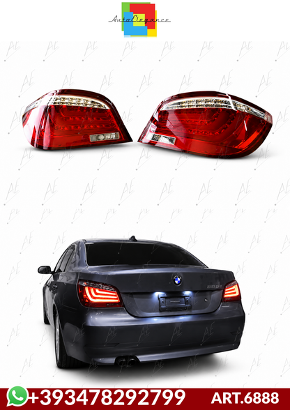 💕ART.6888 LED BAR TAIL LIGHTS RED BMW 5 E60 07.03-02.07💕