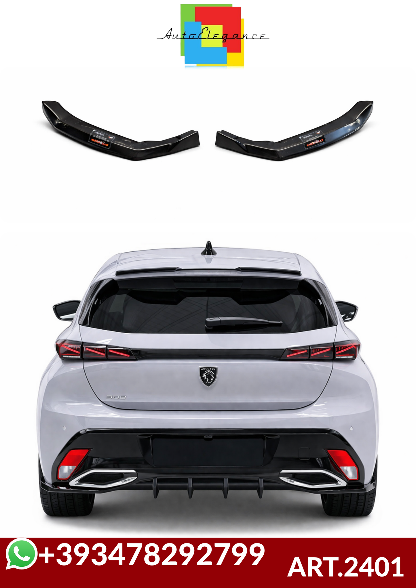 💕ART.2401 FLAPS  PEUGEOT 308 GT HATCHBACK MK3 2021💕