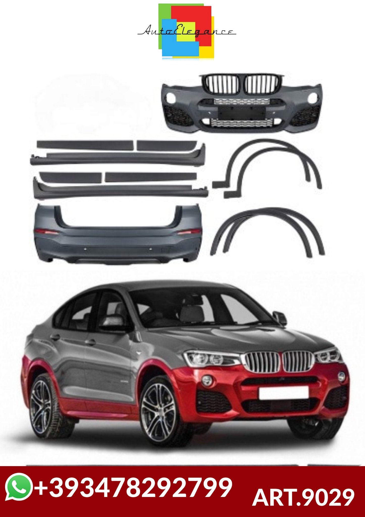 💕ART.9029  BODYKIT BMW X4 F26 (2014-03.2018) M-Tehnik💕
