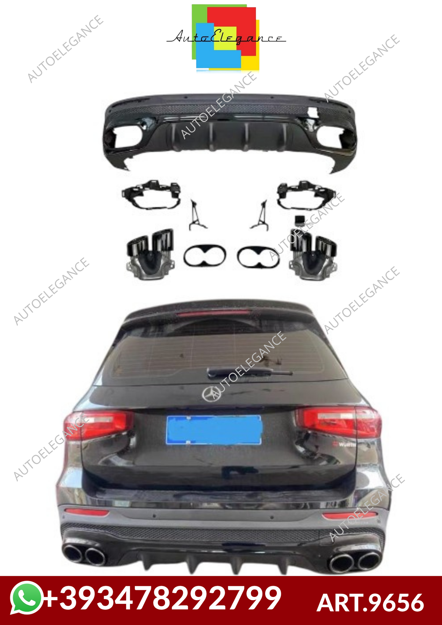 💕ART.9656 DIFFUSORI GLB 45  Mercedes GLB (X247) (2019-On) 💕