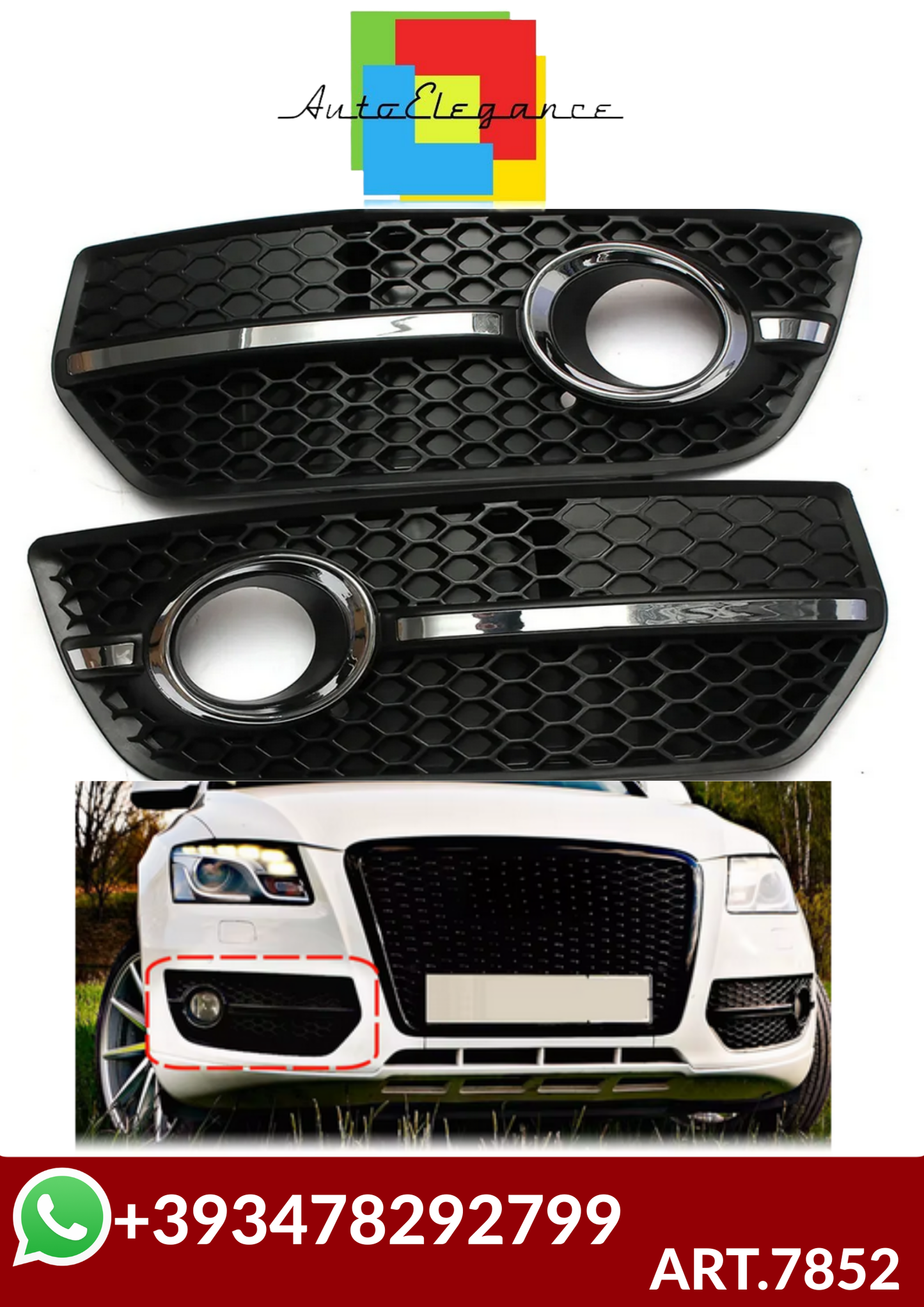 💕ART.7852  GRIGLE FENDINEBBIA Audi Q5 2009 - 2012 💕