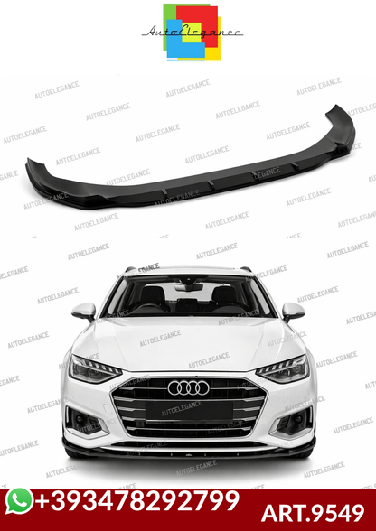💕ART.9549 SPLITTER  Audi A4 B9 NERO  LUCIDO💕