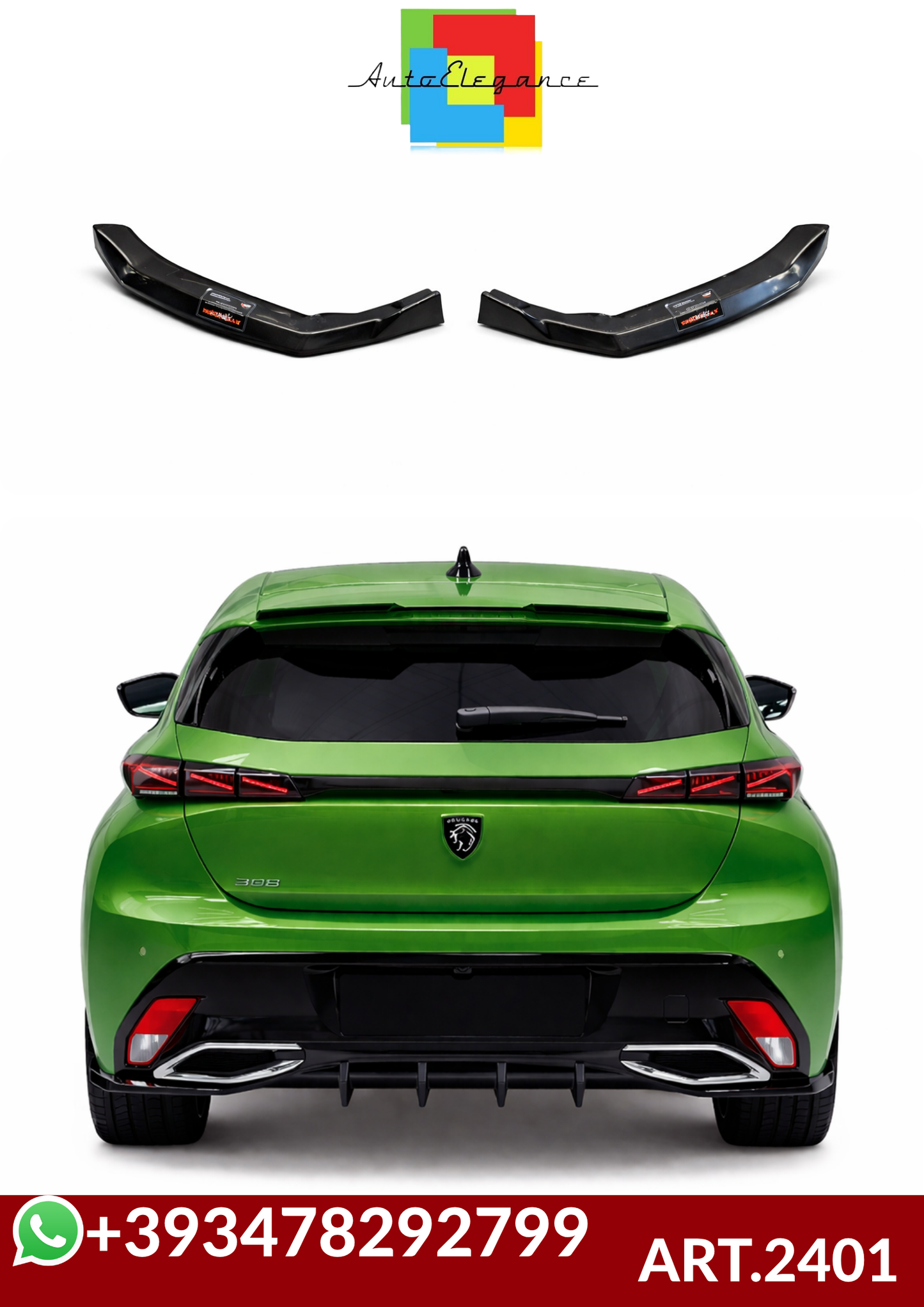 💕ART.2401 FLAPS  PEUGEOT 308 GT HATCHBACK MK3 2021💕
