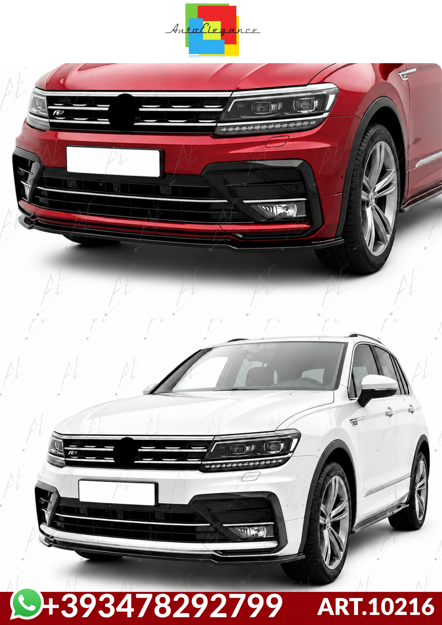 💕ART.10216 SPLITTER  Tiguan MK2 R-Line 2015-2020💕