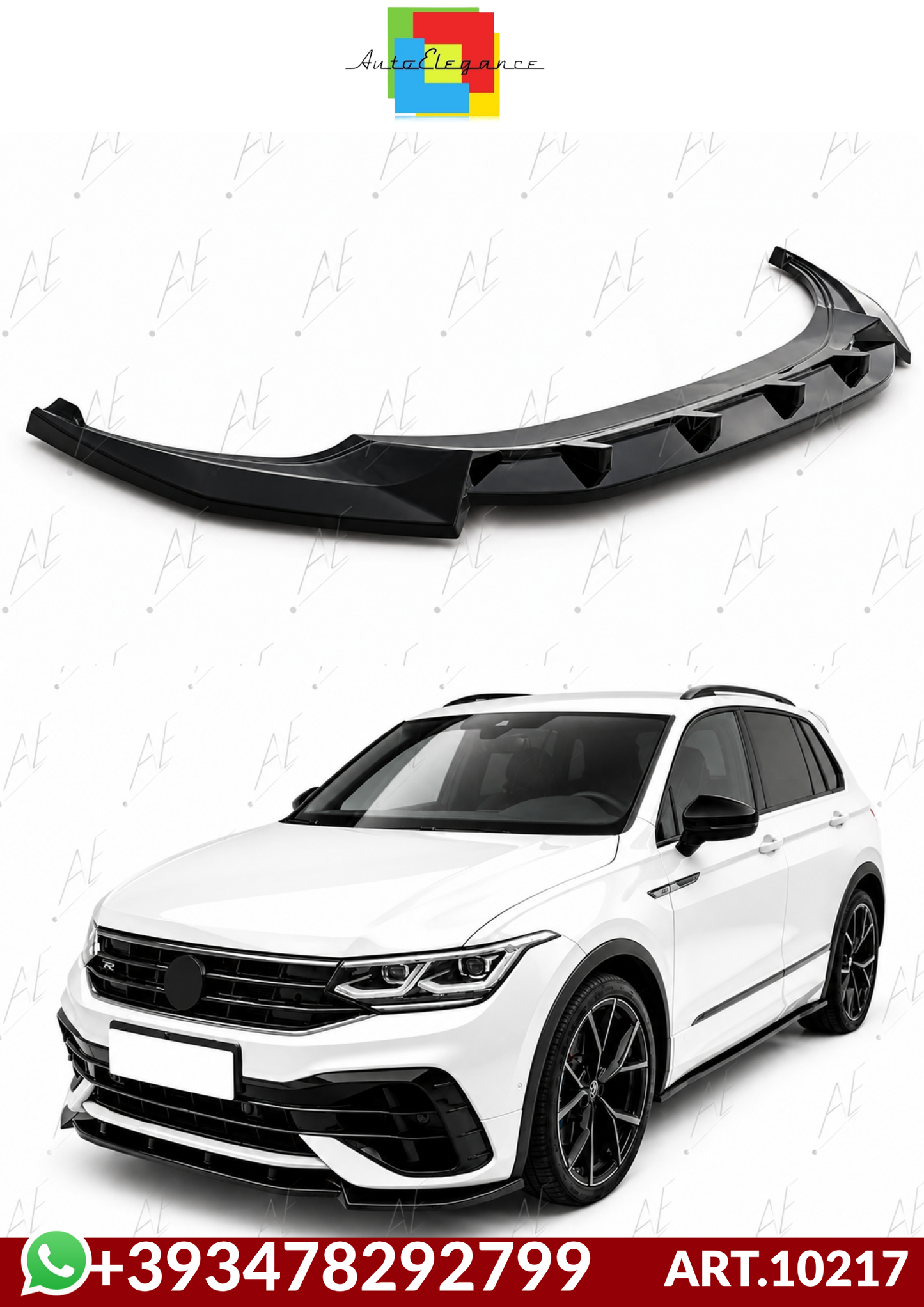 💕ART.10217 SPLITTER  Tiguan MK2 Facelift R-Line 2020-2024💕
