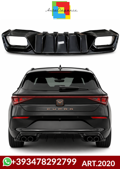 💕ART.2020 DIFFUSORE CUPRA LEON 2020+ NERO LUCIDO💕
