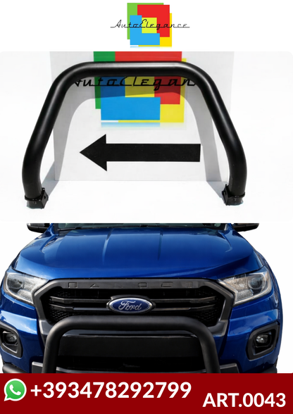 💕ART.0043  BULLBAR FORD RANGER T6 2015+ NERO OPACO💕