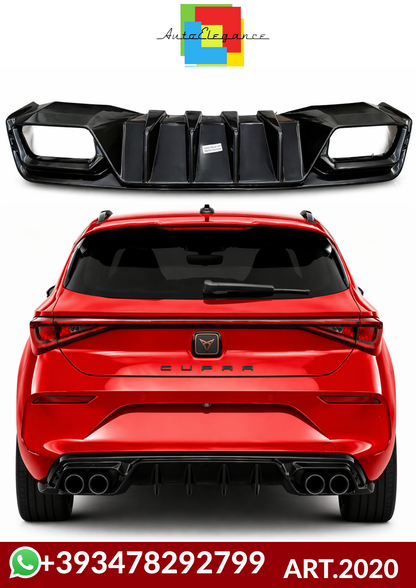 💕ART.2020 DIFFUSORE CUPRA LEON 2020+ NERO LUCIDO💕