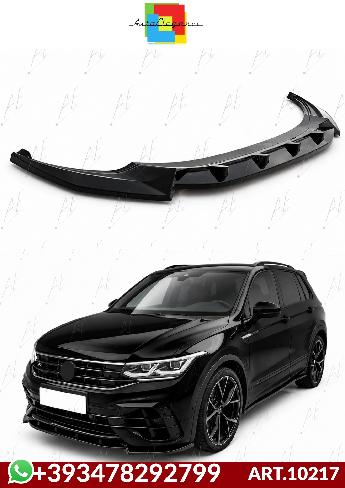 💕ART.10217 SPLITTER  Tiguan MK2 Facelift R-Line 2020-2024💕