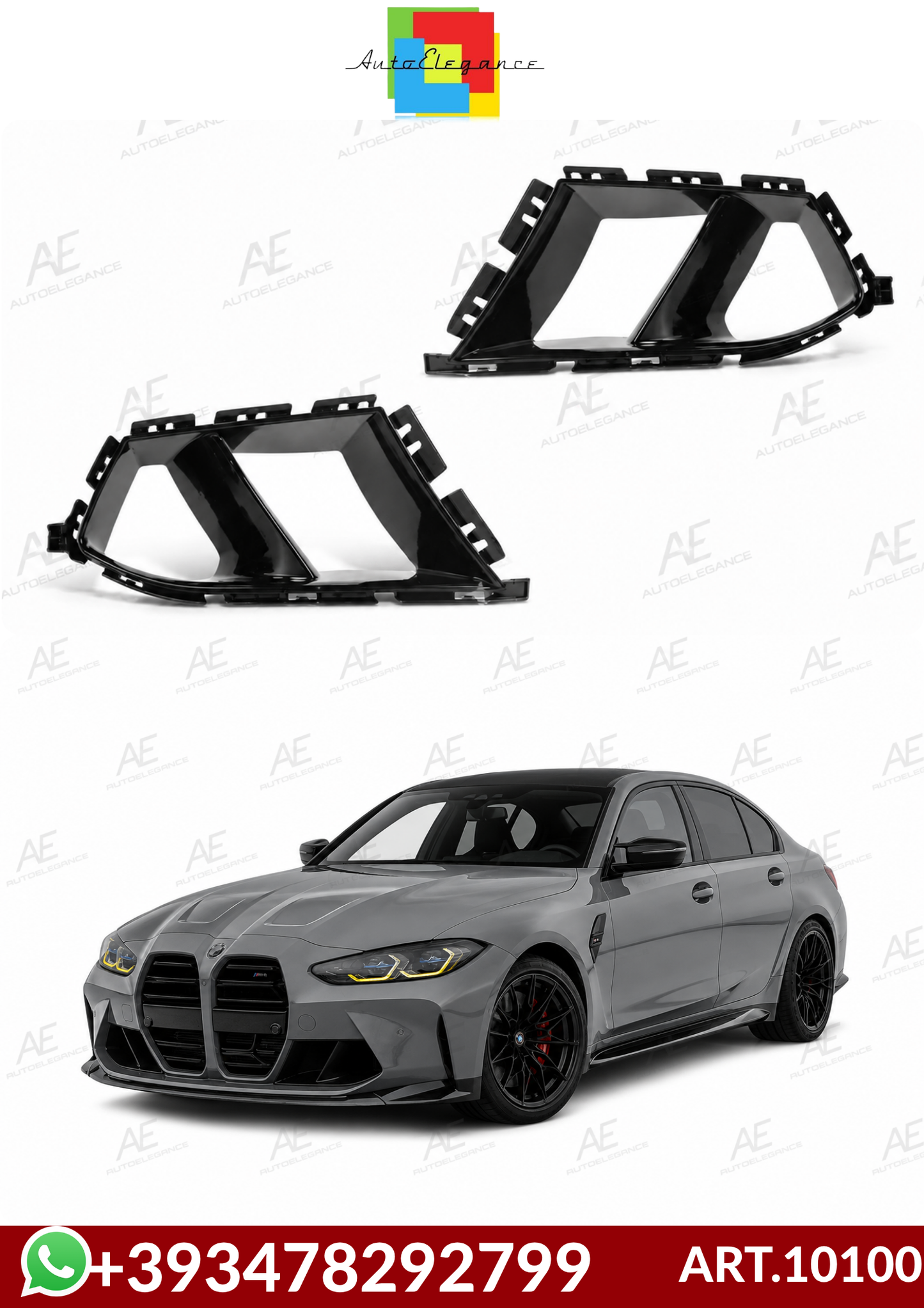 💕ART.10100 Coperchi delle bocchette d'aria anteriori BMW M3 M4 G80 G82 M 💕
