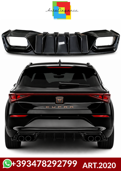 💕ART.2020 DIFFUSORE CUPRA LEON 2020+ NERO LUCIDO💕
