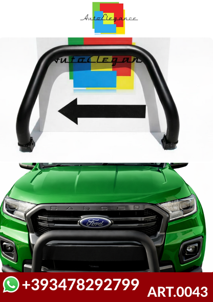 💕ART.0043  BULLBAR FORD RANGER T6 2015+ NERO OPACO💕