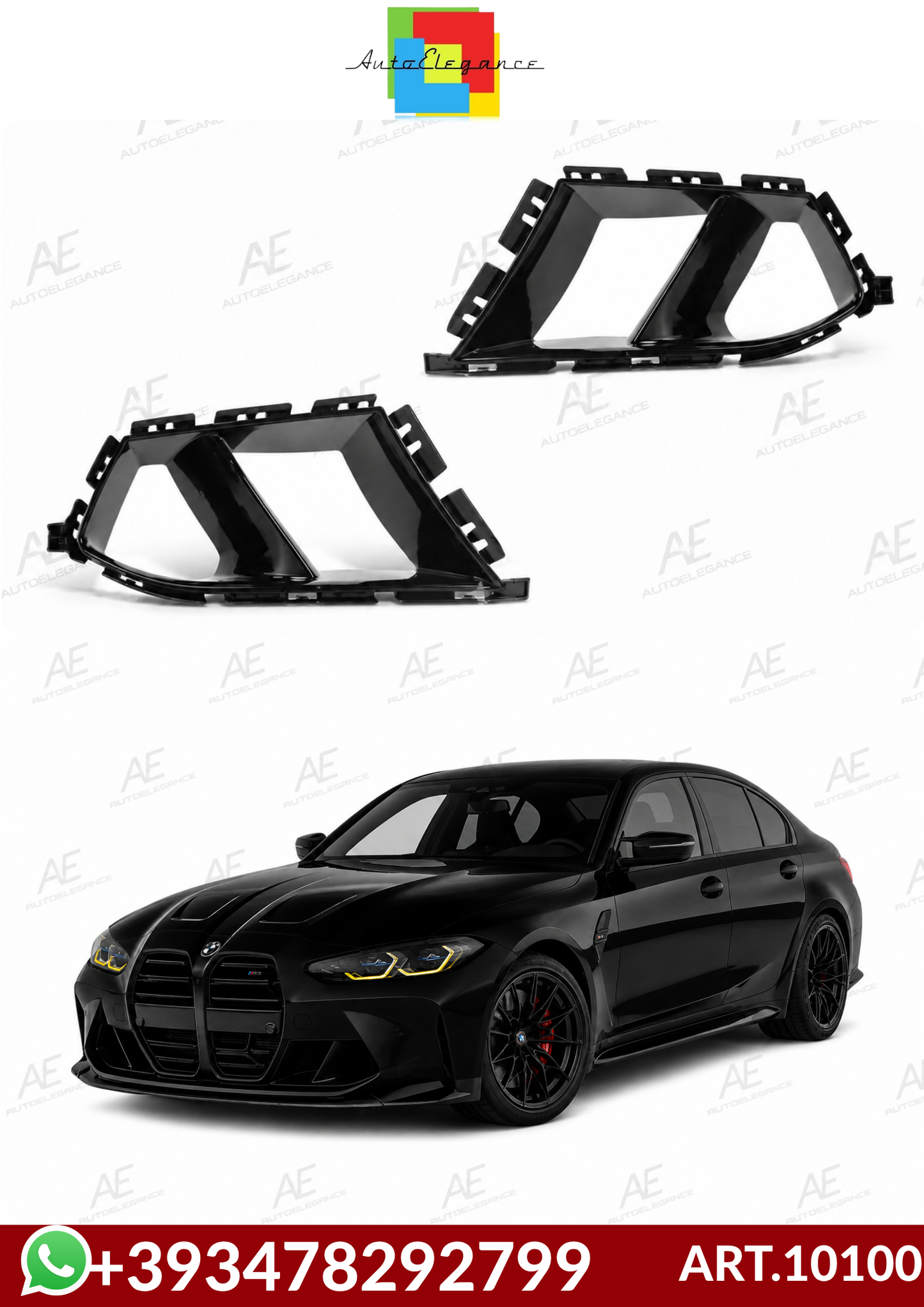 💕ART.10100 Coperchi delle bocchette d'aria anteriori BMW M3 M4 G80 G82 M 💕