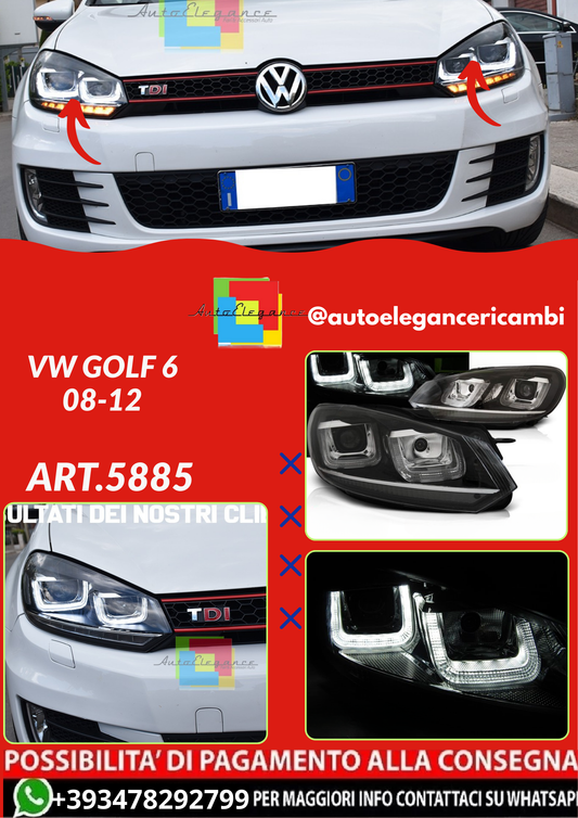 ART.5885 FARI  ANTERIORI VW GOLF 6 08-12