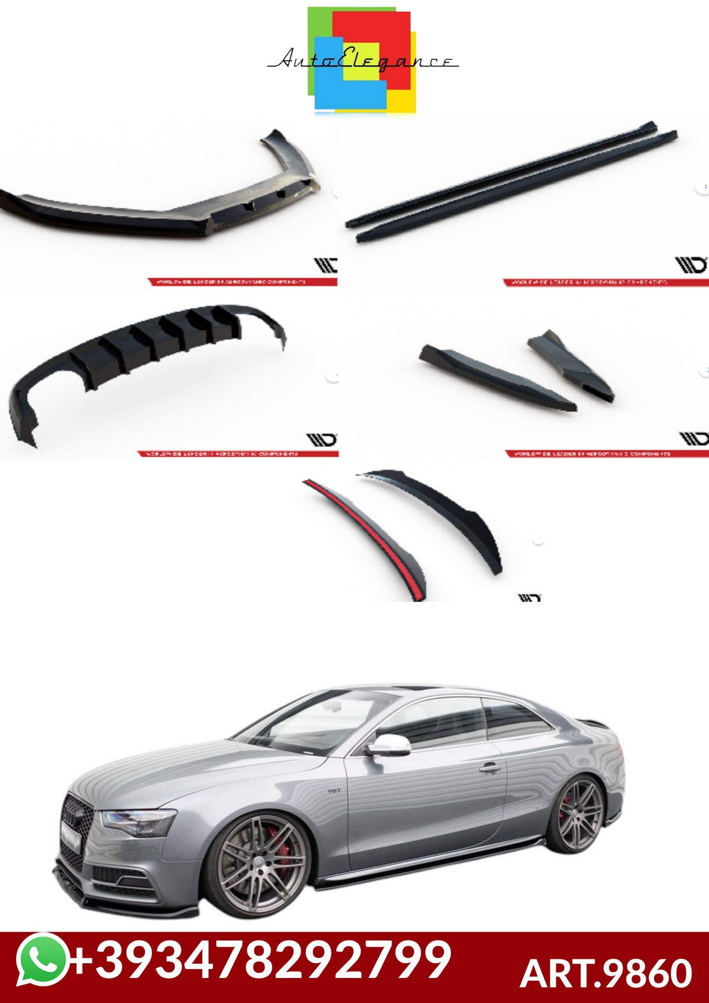 💕ART.9860 BODYKIT Audi S5 Coupe 8T Facelift💕