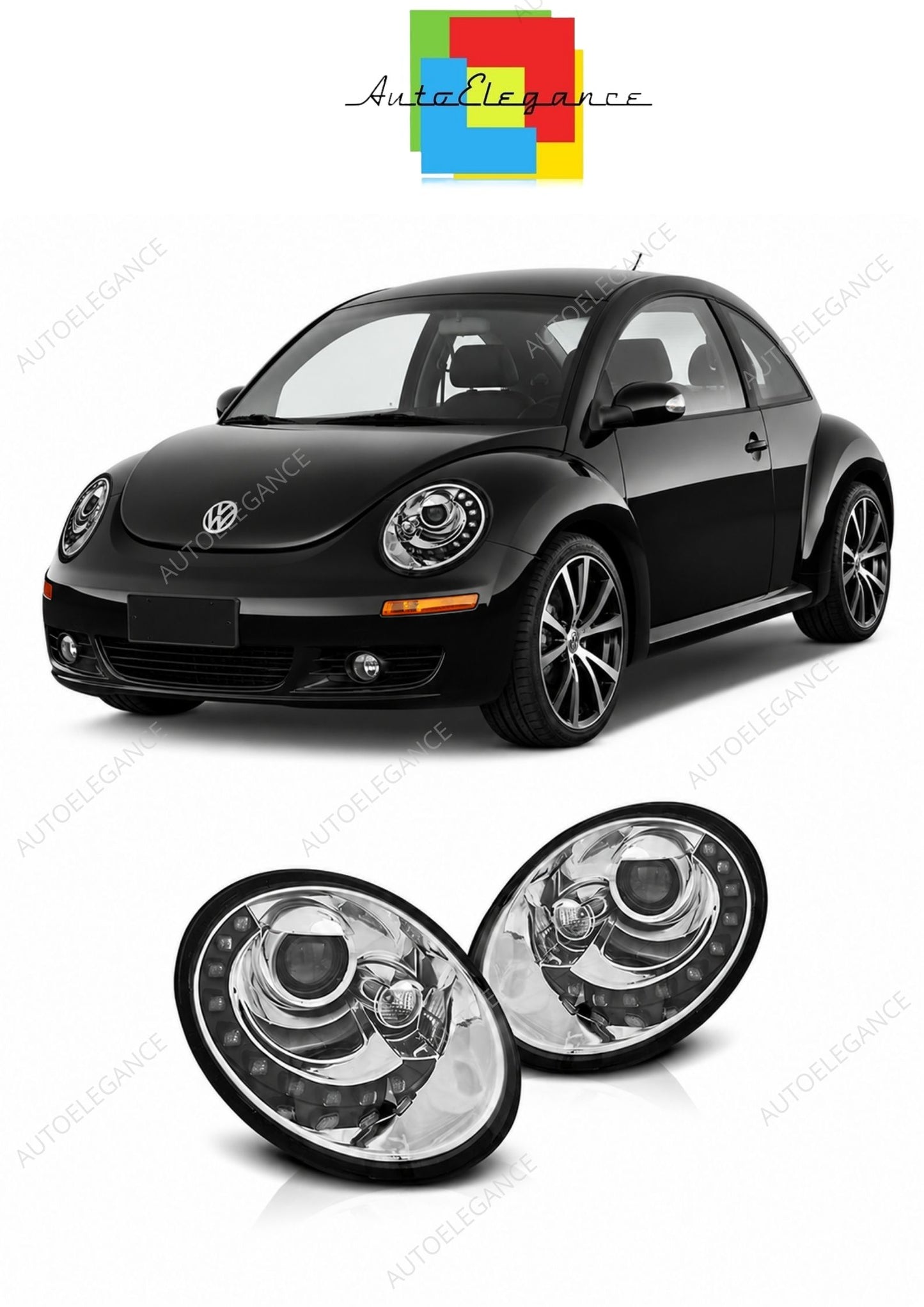 SPLITTER SUITABLE FOR VW GOLF 8 GTI GTD RLINE LOOK GLOSSY BLACK SPORTY DESIGN 